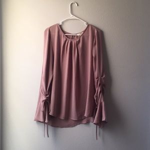 Umgee Flowy Mauve Blouse L